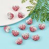 Valentine's Day Gradient Color Polymer Clay Grade A Rhinestone Beads RB-A049-06-4