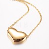 304 Stainless Steel Pendant Necklaces NJEW-D277-34G-2