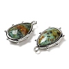 Natural Lapis Lazuli Pendants G-B009-02P-H-2
