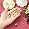 7Pcs 7 Styles Tibetan Style Alloy Pendants FIND-YW0009-52-3