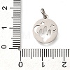 304 Stainless Steel Charms STAS-Z119-07P-3