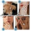 DIY Blank Dome Finger Ring Making Kit DIY-SC0021-11-6
