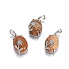 Natural Picture Jasper Pendants G-L512-I07-1