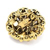 12Pcs Exquistie Rhinestone Brooch JEWB-G047-01AG-2