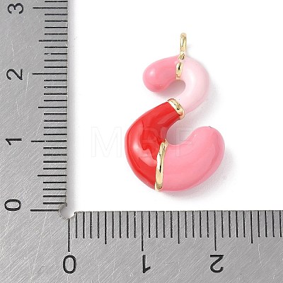 Brass Enamel Pendants KK-E093-03G-S-01-1