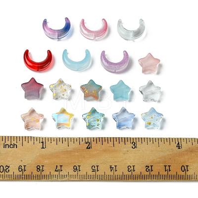 54Pcs Handmade Lampwork Beads and Glass Bead Sets LAMP-FS0001-14-1