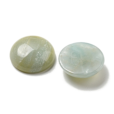 Natural Flower Amazonite Cabochons G-C115-02A-33-1