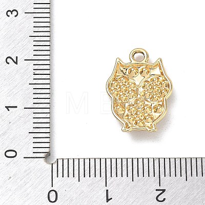 Alloy Rhinestone Pendants RB-CBA9733-02G-1