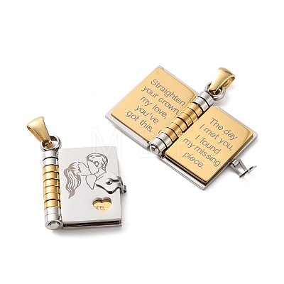 304 Stainless Steel Pendants SA-CBA694E-01GP-02-1