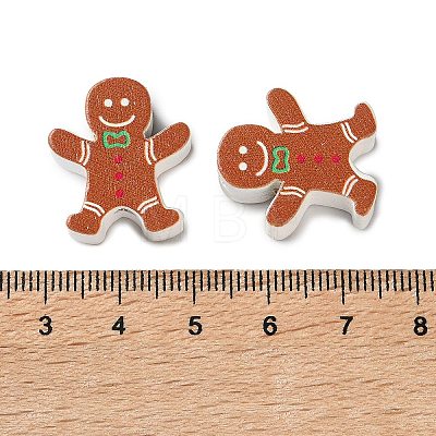 Christmas Theme Schima Wood Beads WOOD-F018-03-1