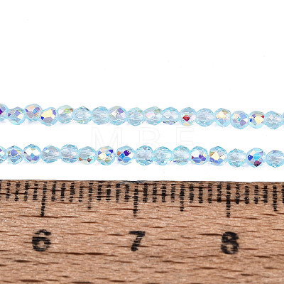 Transparent Glass Beads Strands EGLA-N028-01A-A06-1
