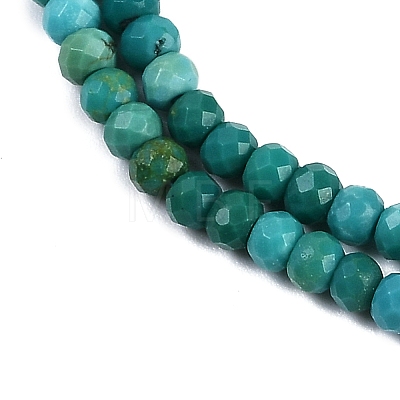 Natural Turquoise Dyed Beads Strands G-H070-A01-01-1