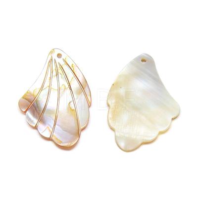 Freshwater Shell Pendants BSHE-S618-1