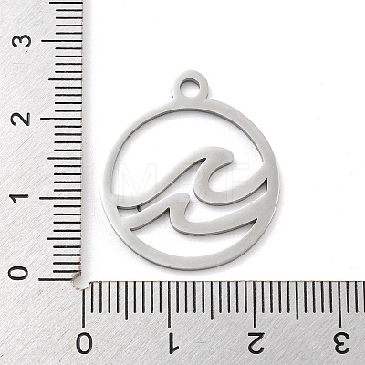 Non-Tarnish 304 Stainless Steel Pendants STAS-B056-26P-01-1