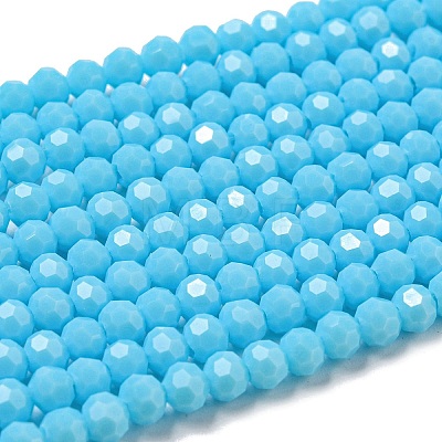 Opaque Glass Beads Stands EGLA-A035-P4mm-D08-1