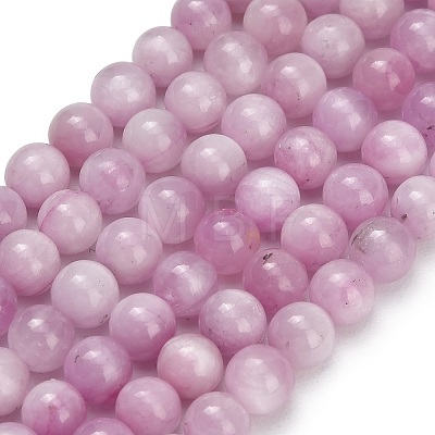 Natural Kunzite Beads Strands X-G-F835-A01-6mm-1