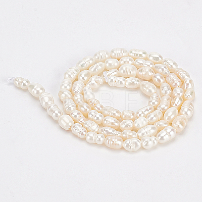  1 Strand Grade A Natural Cultured Freshwater Pearl Beads Strands PEAR-NB0001-33-1