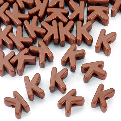 Opaque Acrylic European Beads OACR-TAC0019-006K-1
