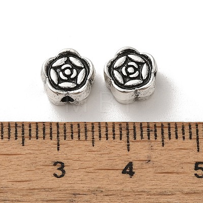 Tibetan Style Alloy Beads PALLOY-P302-12E-AS-1