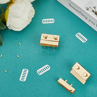 Zinc Alloy Twist Bag Lock Purse Catch Clasps PURS-WH20003-001G-1