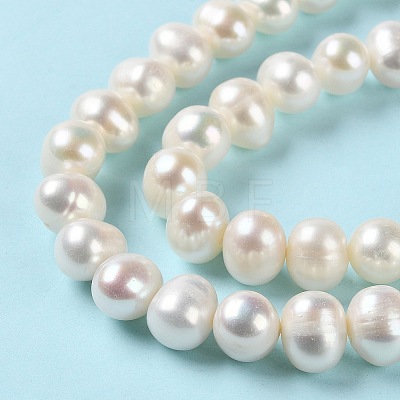 Natural Cultured Freshwater Pearl Beads Strands PEAR-E018-05-1