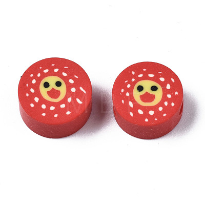 Handmade Polymer Clay Beads CLAY-N008-035E-1