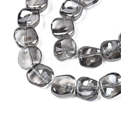 Electroplate Glass Beads Strand X-EGLA-S188-21-A01-1