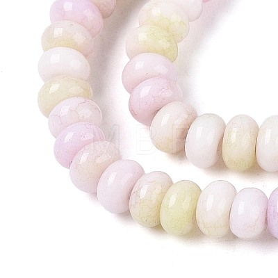 Ombre Effect Dyed Glass Beads Strands GLAA-T030-07A-01-1