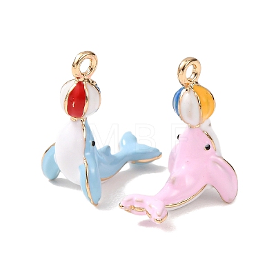 Alloy Enamel Pendants ENAM-K085-01-1