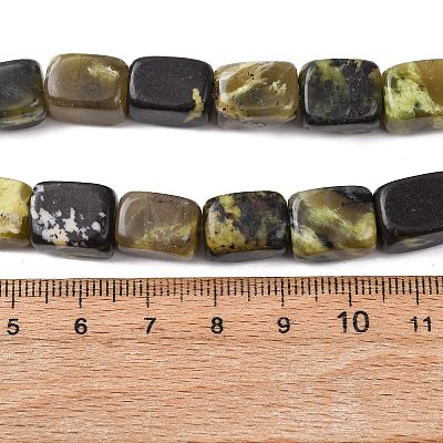 Natural Yellow Turquoise(Jasper) Beads Strands G-D098-D14-1