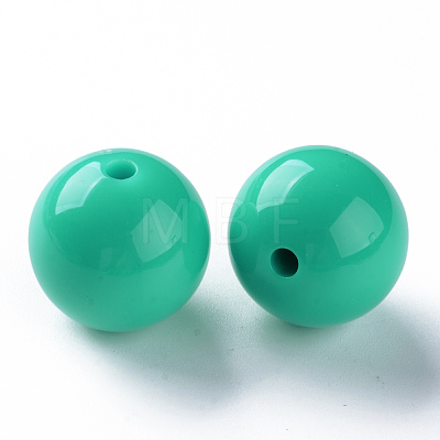 Opaque Acrylic Beads MACR-S370-C20mm-28-1