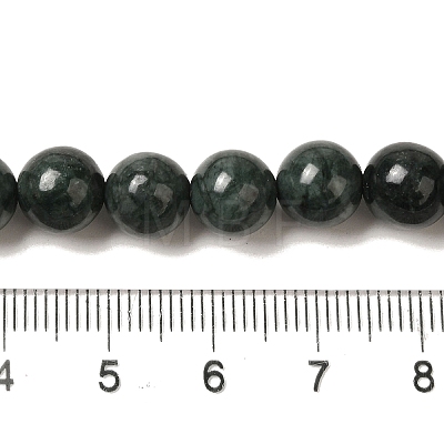 Natural Black Jade Beads Strands G-H067-A03-8MM-1