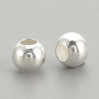 925 Sterling Silver Beads X-STER-S002-12-5mm-1