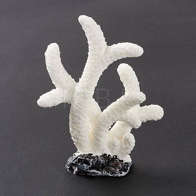 Resin Imitation Coral Ornaments DJEW-G026-02A-1