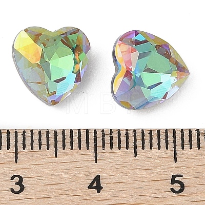 Glass Rhinestone Cabochons RGLA-L029-08A-SPLA-1