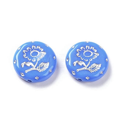 Opaque Acrylic Beads OACR-G016-27A-1