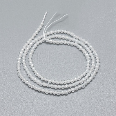 Cubic Zirconia Beads Strands X-G-G792-47-01A-1
