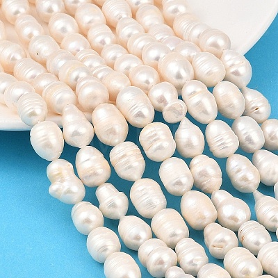 Natural Cultured Freshwater Pearl Beads Strands PEAR-F020-24A-1