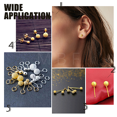 304 Stainless Steel Ear Studs EJEW-UN0001-12-8mm-1