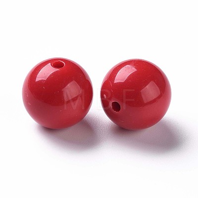 Opaque Acrylic Beads LS-X-MACR-S370-C20mm-A14-1