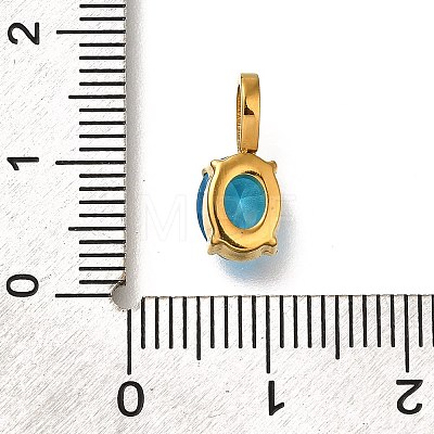 Ion Plating(IP) 304 Stainless Steel Rhinestone Pendants STAS-A104-11G-02-1