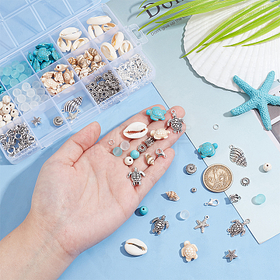   DIY Summer Beach Jewelry Making Kit DIY-PH0022-49-1