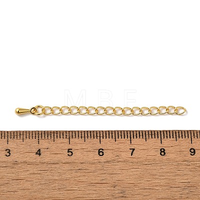 Rack Plating Brass Chain Extender KK-A229-19G-1