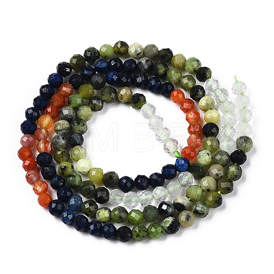 Natural Mixed Gemstone Beads Strands G-D080-A01-02-16-1