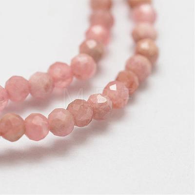 Natural Rhodochrosite Beads Strands G-P270-2mm-17-1