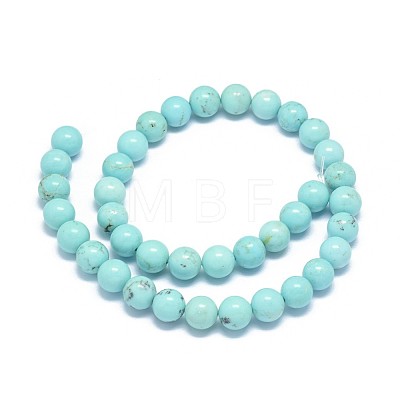 Natural Magnesite Beads Strands G-F604-04-10mm-1