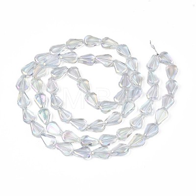 Electroplate Glass Beads Strands EGLA-S188-15-B04-1