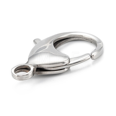 304 Stainless Steel Lobster Claw Clasps STAS-C024-04P-1