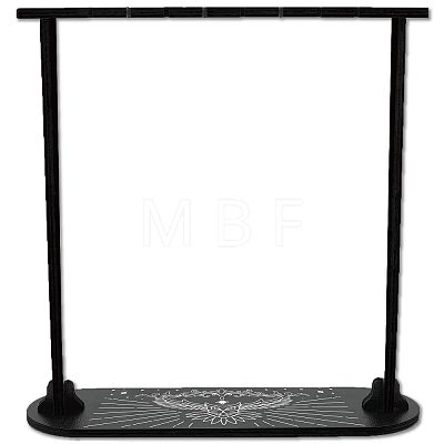 Wooden Crystal Display Shelf DJEW-WH0048-017-1