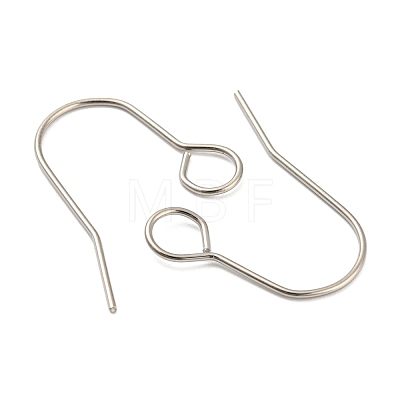 304 Stainless Steel Earring Hooks STAS-B047-31P-1
